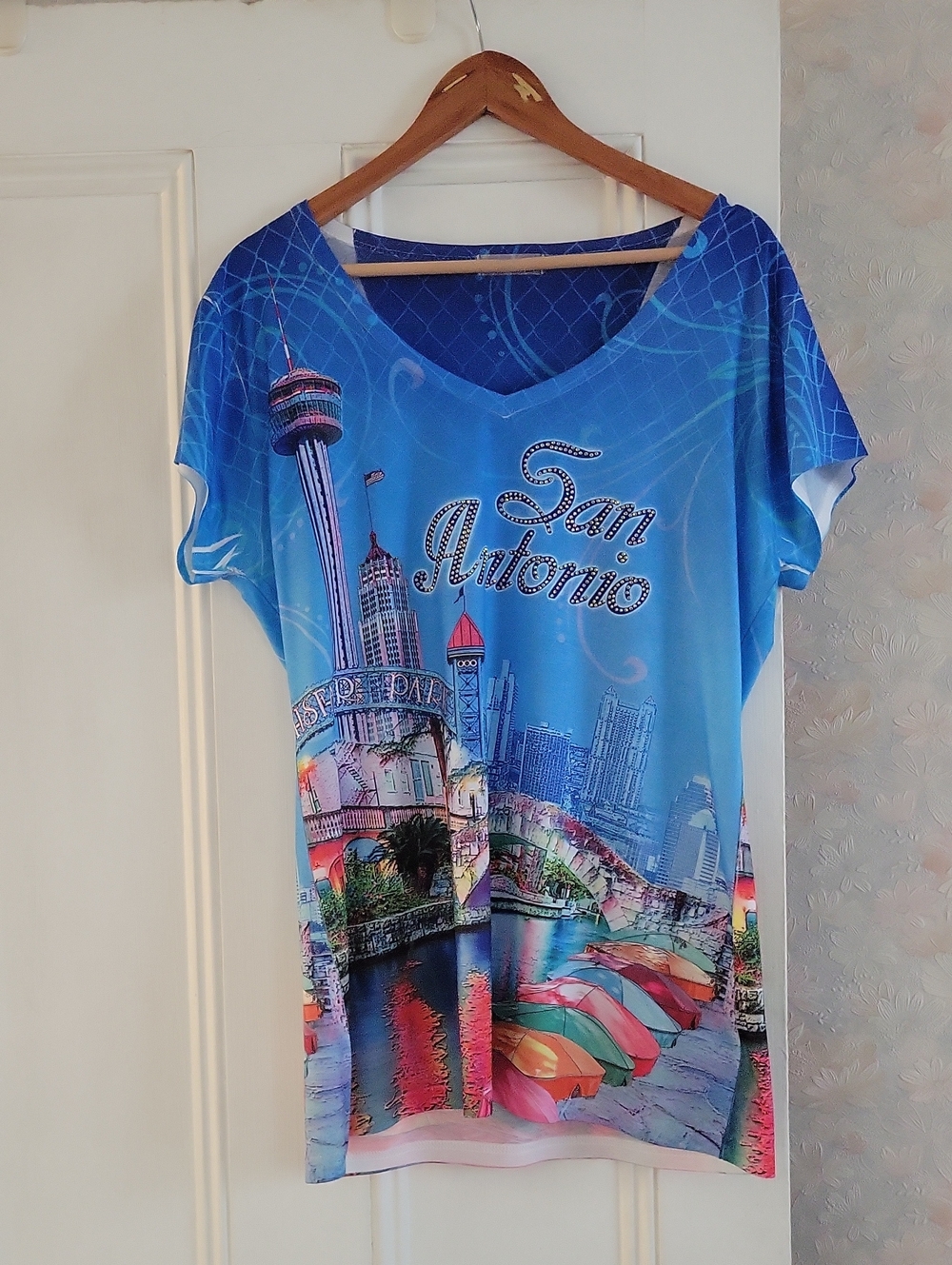 Sweet Gisele New York San Antonio Top- XL